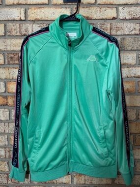 Kappa mens green full zip jacket L